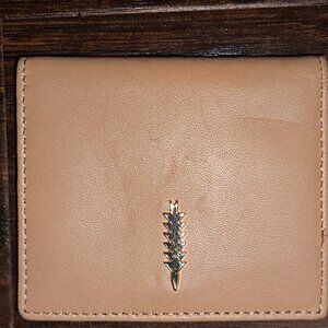 Thacker Cassie Card Case in Light Tan